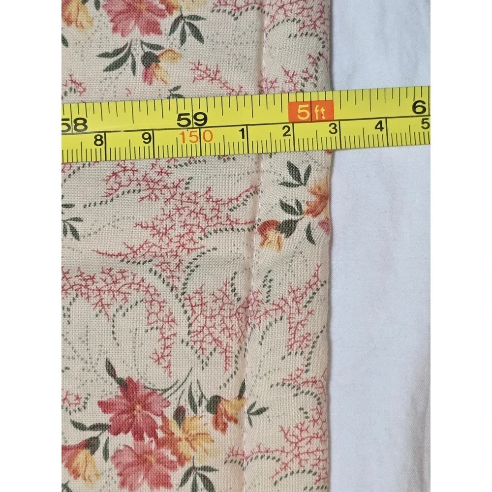 New Fresh Handmade Patchwork Quilt Pink Floral‎ Boho Body Throw Blanket /0189